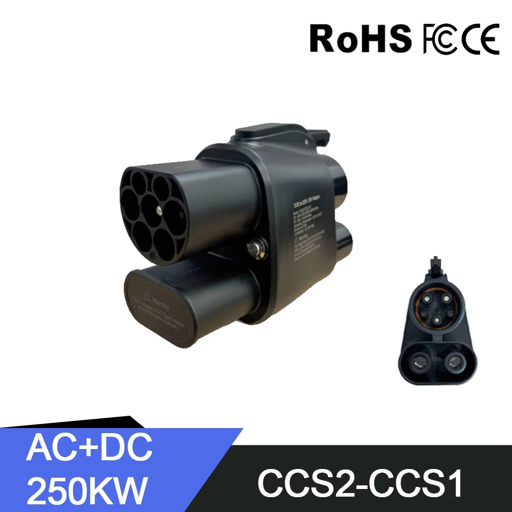 Ccs2 To Ccs1 Fast Charge Adapter 250Kw - CCS2 to CCS1 EV Fast Charging