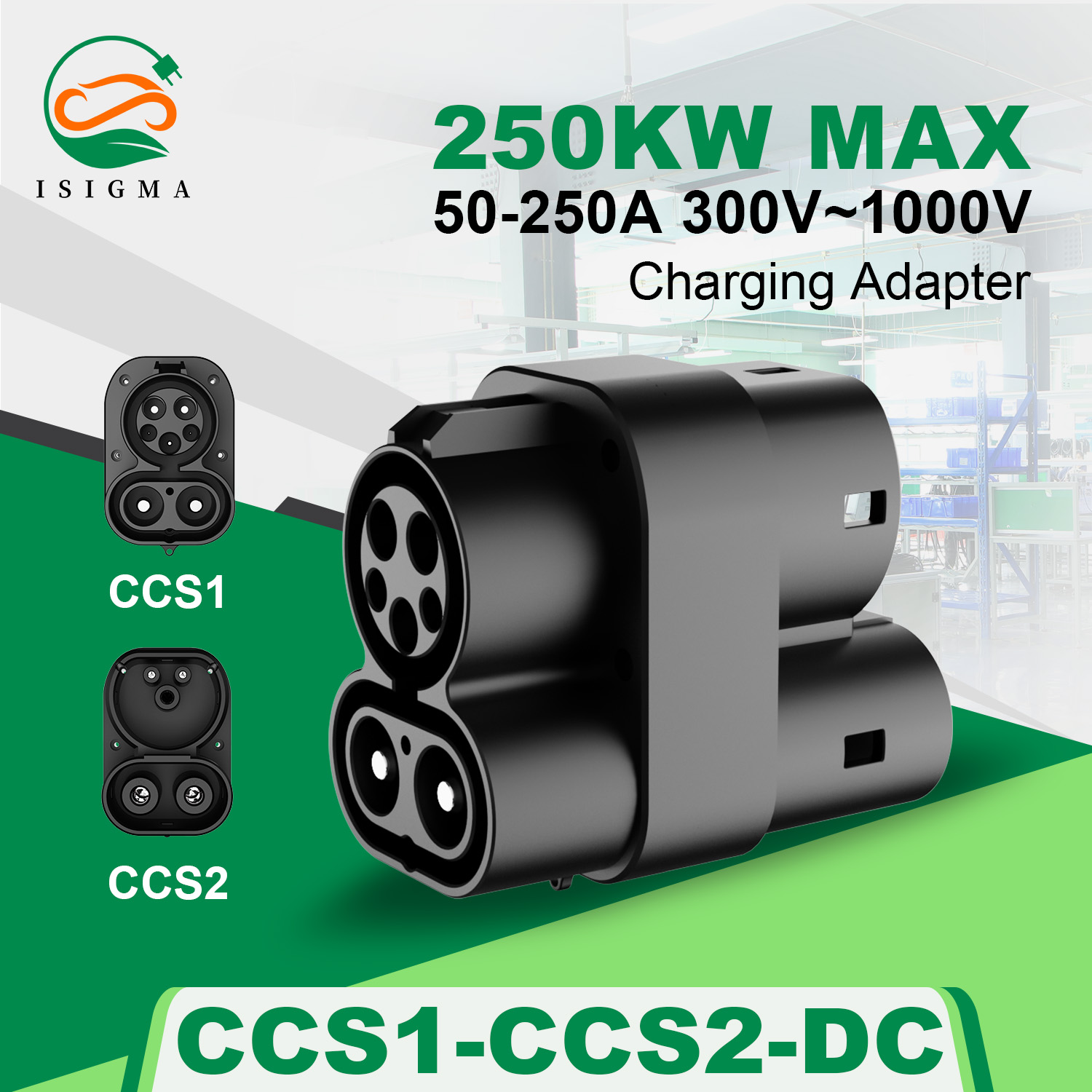 CCS1 to CCS2 Adapter DC to DC  - Ccs2 To Ccs1 Fast Charge Adapter 250Kw 评论和价格